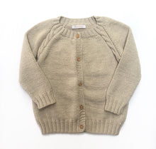 Hand-Knit Cotopaxi Cardigan, Beige