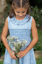 Elena Dress, Blue Florals