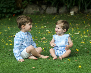Peter Shirt, Blue Gingham