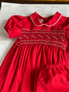 Altar Dress, Red Pique