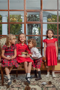 Ilinizas Shorts, Red Tartan
