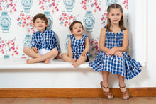Sofia Dress, Blue Gingham
