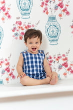 Pedro Romper, Blue Gingham