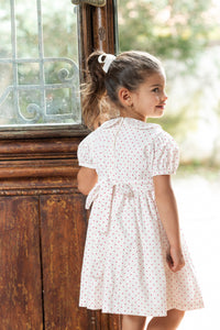 Royal Dress, Cherry Red Polka Dots