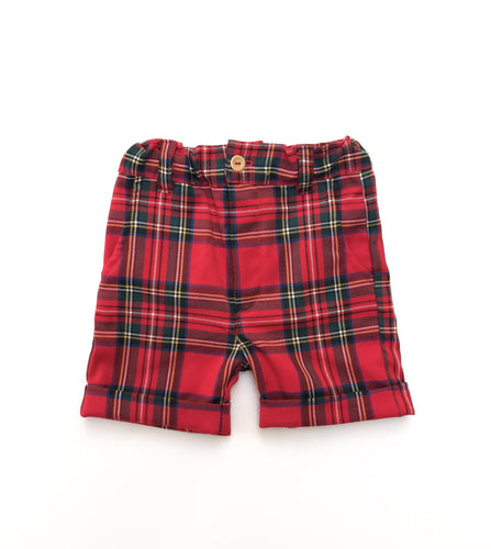 Ilinizas Shorts, Red Tartan