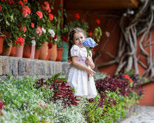 Ceci Dress, Purple Polka Dots