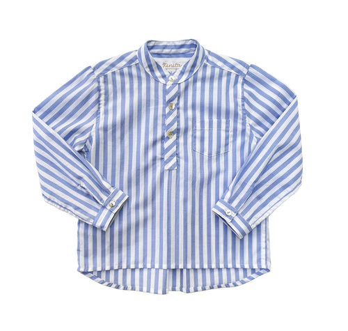 Pedro Shirt, Blue Stripes