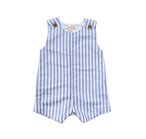 Pedro Romper, Blue Stripes