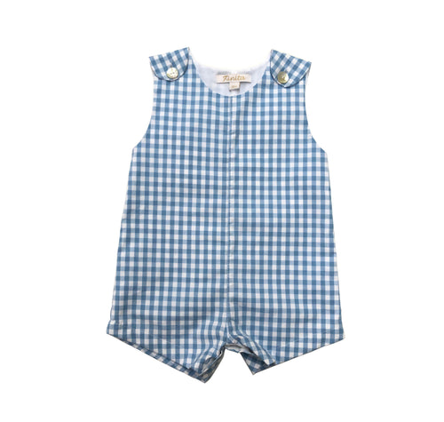Charles Romper, Blue Gingham