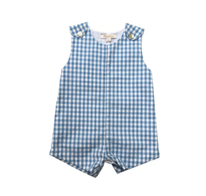 Charles Romper, Blue Gingham